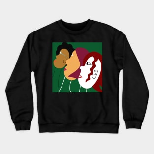 Girls portrait Crewneck Sweatshirt